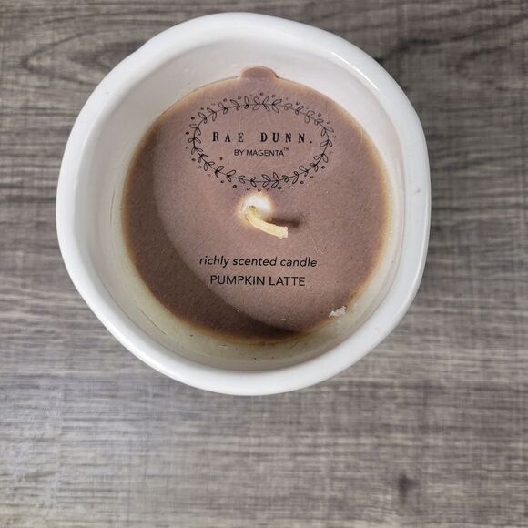 Rae Dunn Pumpkin Latte Scented‎ Pumpkin Season Candle - Picture 5 of 6